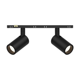 M9583  Magneto 48V Mini Spotlight, 5 + 5W LED 36º, 3000K, 800lm, Black, 3yrs Warranty